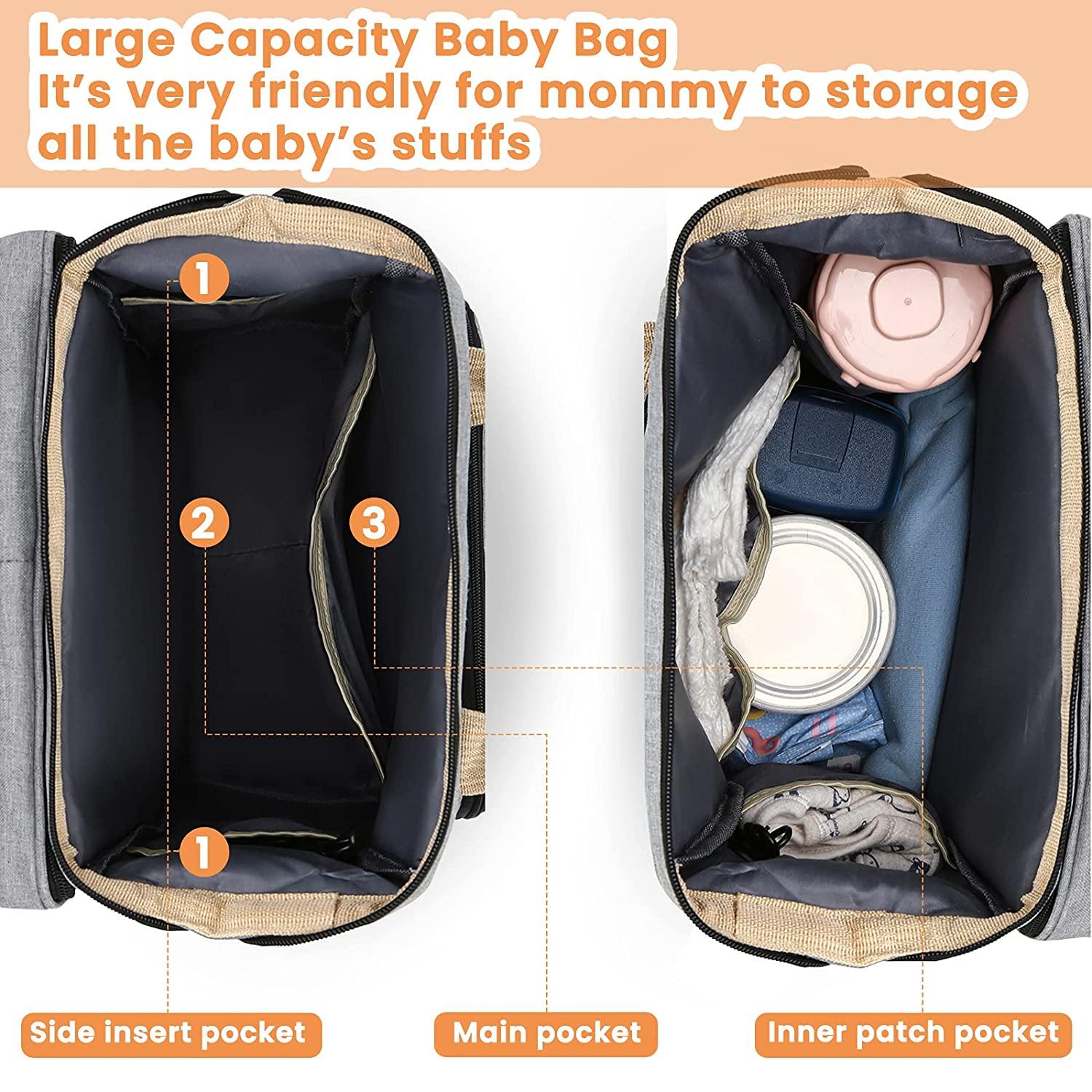 Sac à langer portatif | Berceau de voyage BabyNappy™ - Salon Fournier