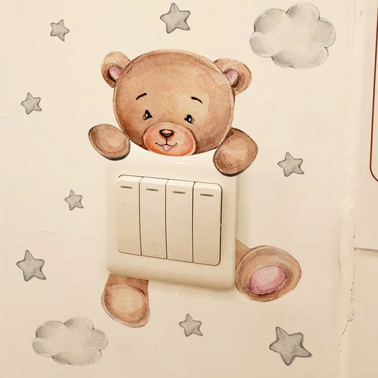 Stickybear™ - Sticker ourson décoratif | Chambre d'enfants - Salon Fournier